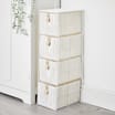 Home Collections 4 Drawer Paper Rope Unit