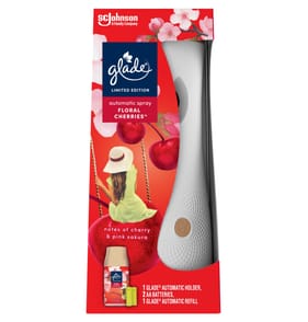 Glade Automatic Spray Air Freshener Holder & Refill Floral Cherries 269ml