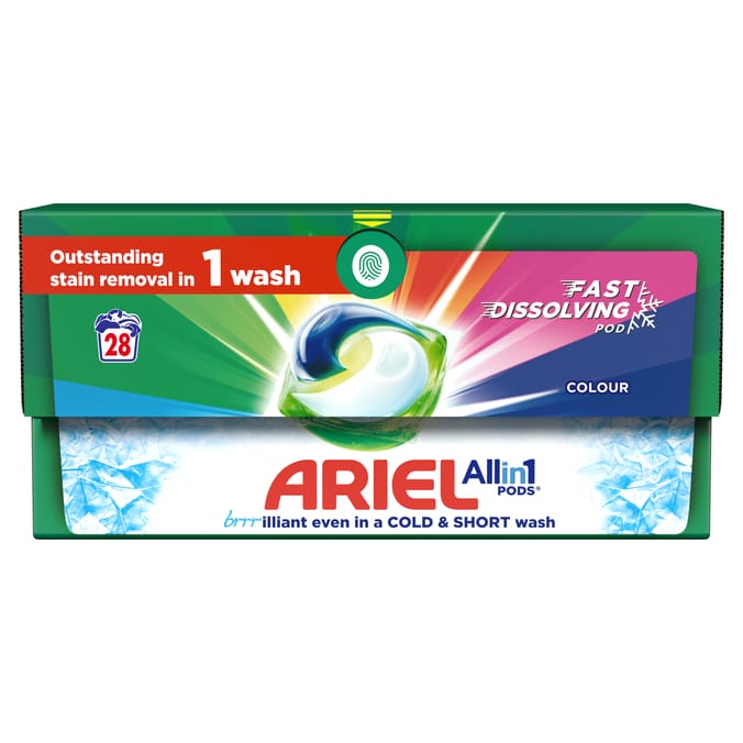 Ariel All-in-1 Pods Washing Liquid Capsules 28 Washes