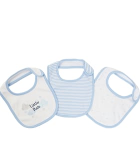 Pure Baby Baby Bibs 3 Pack - Blue