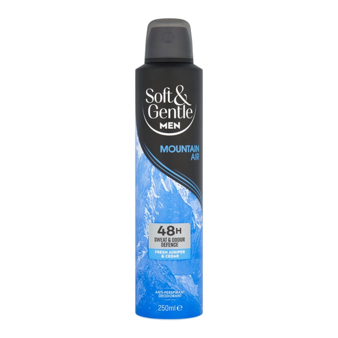 Soft & Gentle Men Mountain Air Anti-Perspirant Deodorant 250ml