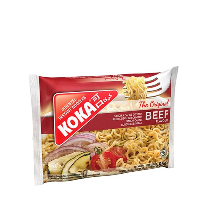 Koka The Original Beef Flavour Oriental Instant Noodles 85g x30 