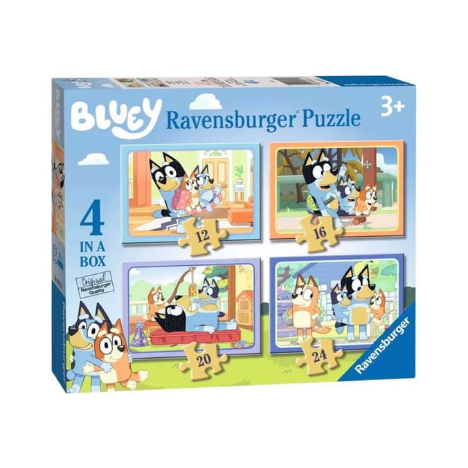 Ravensburger 4 In A Box Jigsaw Puzzles - Bluey