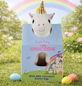 Rainbow The Unicorn With Milk Chocolate Easter Egg 50g