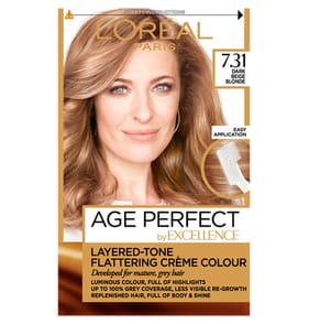 L'Oreal Paris Excellence Age Perfect 7.31 - Dark Beige Blonde