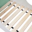 Liberty House Toys Two Tone Toddler Bed - White & Forest Green