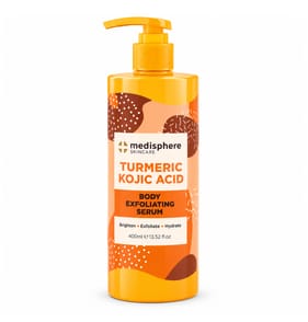  Medisphere Turmeric Kojic Acid Brightening Body Exfoliating Serum 400ml