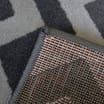 Essentials Maestro Zig-Zag Runner - Grey 55 x 185cm
