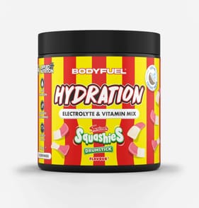 BodyFuel Hydration Electrolyte & Vitamin Mix 210g - Swizzels Drumstick Squashies