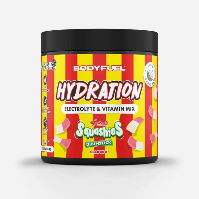 BodyFuel Hydration Electrolyte & Vitamin Mix 210g - Swizzels Drumstick Squashies