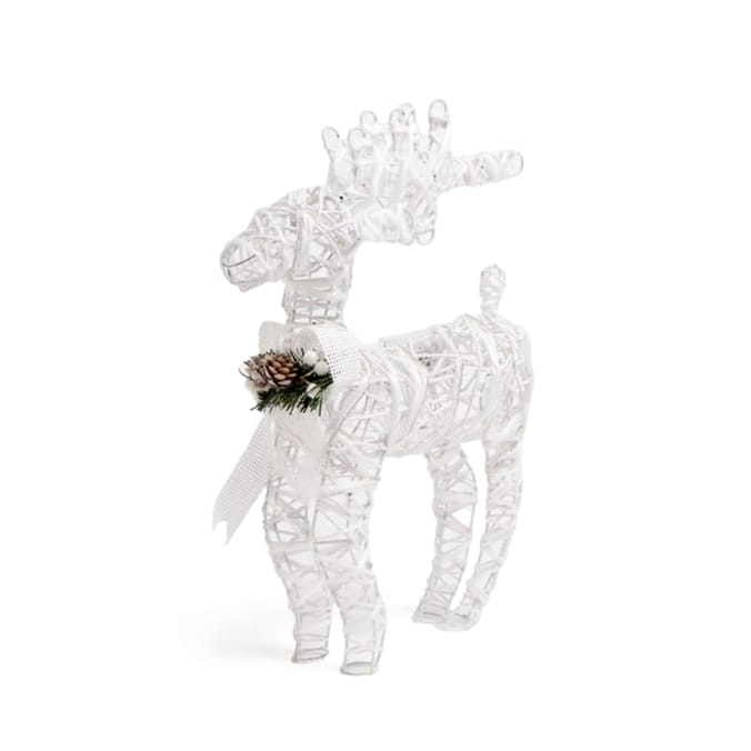 Festive Feeling Light Up Reindeer With 20 LED Lights