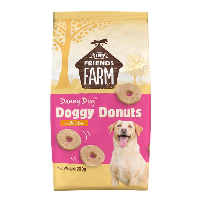 Tiny Friends Farm Doggy Donuts With Chicken 200g