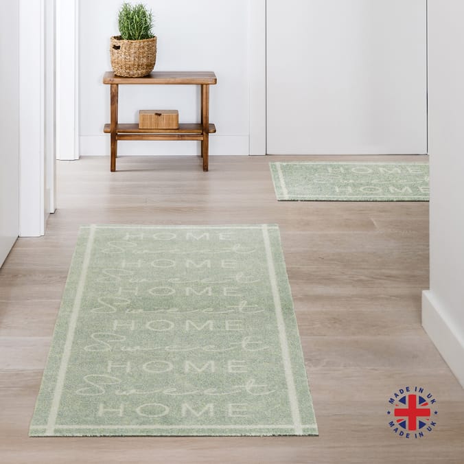 Home Sweet Home Sage Door Mat 40x60