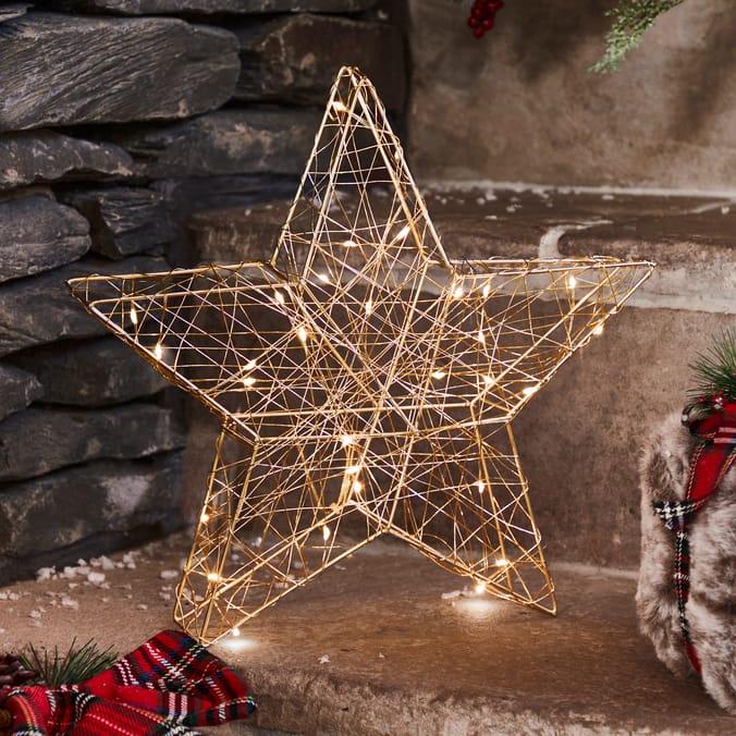 Prestige 30 LED Star Warm White | Home Bargains