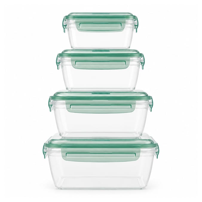 Deep Food Storage 4 Pack - Green
