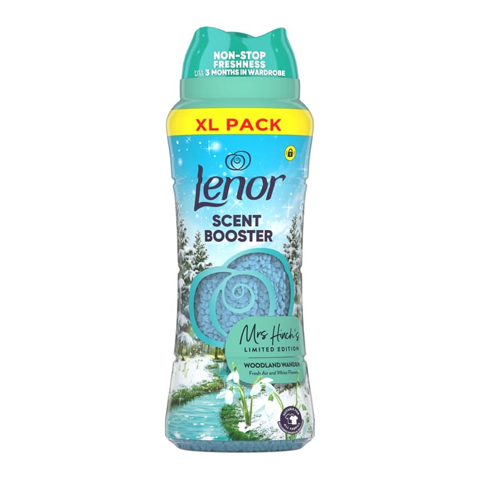 Lenor Mrs Hinch’s Woodland Wander Scent Booster 495g - Fresh Air & White Flowers