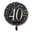 Lets Party Foil 40th Balloon