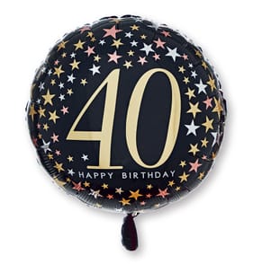 Lets Party Foil 40th Balloon