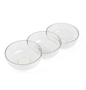 Summer Snack Bowl 3 Pack - Clear