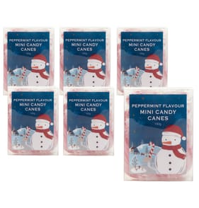 Mini Candy Canes 100g x6