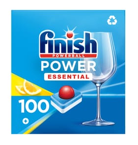 Finish Power Essential Dishwasher Tablets Lemon 100 Tabs