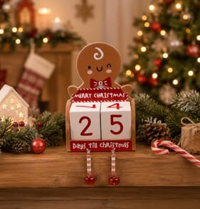 Sleigh Bells Advent Countdown - Gingerbread