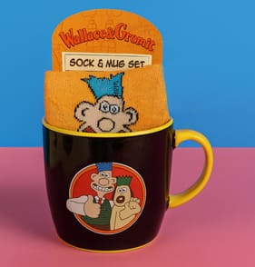 Wallace & Gromit Socks & Mug Set