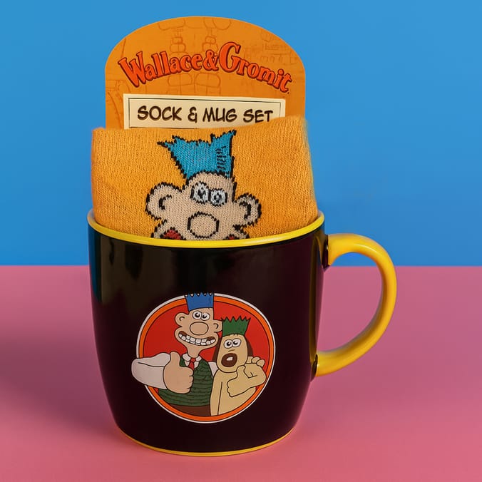 Wallace & Gromit Socks & Mug Set