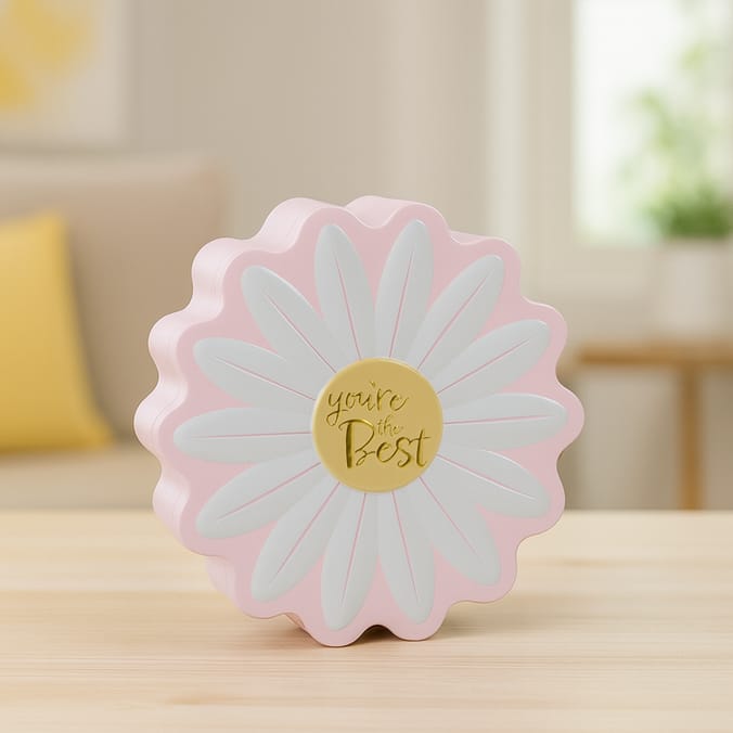 Flower Shortbread Biscuits Tin 114g