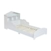 Liberty House Toys Kids White Toddler Bed With Bookcase