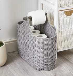 Toilet Roll Caddy - Grey