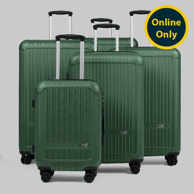 Super 5 Little Venice Hard Shell Suitcase Set of 5 - Green