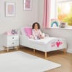 Liberty House Toys Kids White Toddler Bed – You Are Loved