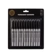 Colvin & Co Permanent Markers Black 12 Pack