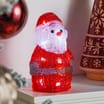 Prestige Battery Operated Light Up Character 16cm - Santa