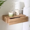 Home Collections Oak Effect Drawer Shelf