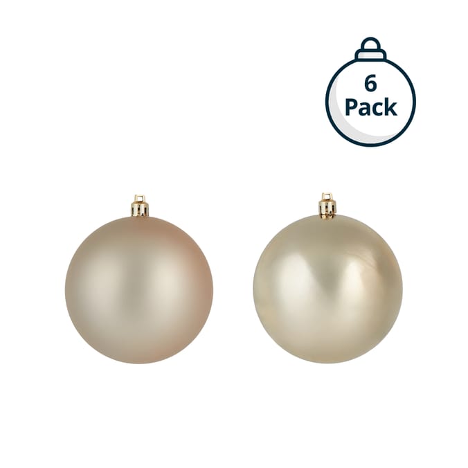 Festive Feeling 10cm Christmas Bauble 6 Pack