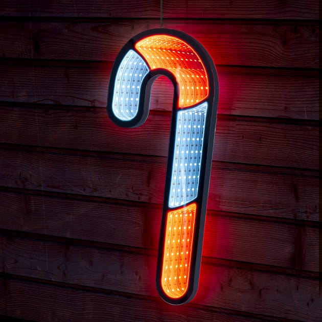 Prestige Candy Cane Infinity Light | Home Bargains