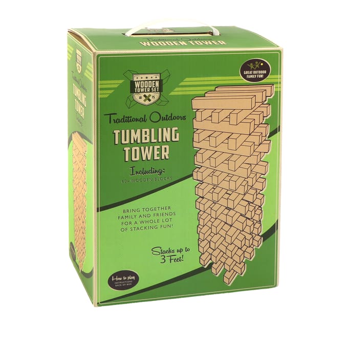 Giant Wooden Tumbling Tower