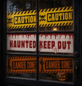 Hallow Scream Warning Tape