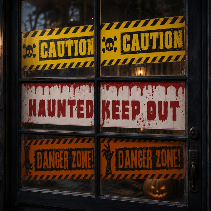 Hallow Scream Warning Tape