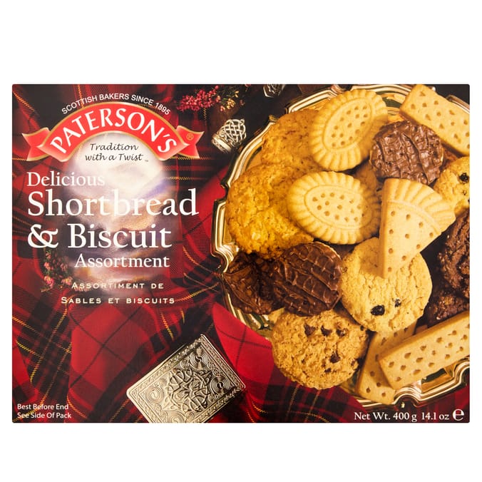 Paterson's Delicious Shortbread & Biscuit Assortment 400g