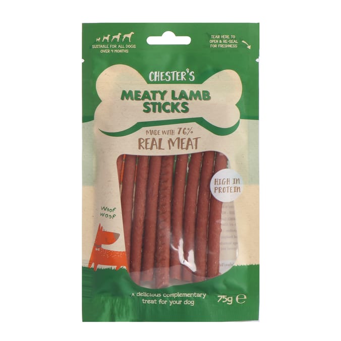  Chester's Meaty Sticks 75g - Lamb