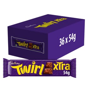 Cadbury Twirl Xtra Duo Chocolate Bar 54g