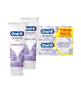 Oral-B 3D White Luxe Perfection Toothpaste 75ml Twin Pack