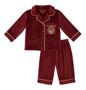 Burgundy Polar Express Baby Pyjamas