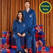 The Polar Express Mens Navy Blue Pyjamas