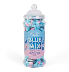 Pimlico Blue Mix Gummy Sweets 1.6kg - Bubblegum & Raspberry 
