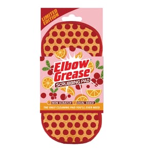 Elbow Grease Scrubbing Pad Cranberry & Orange