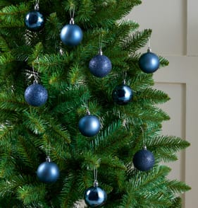 Festive Feeling 6cm Christmas Bauble 20 Pack - Navy